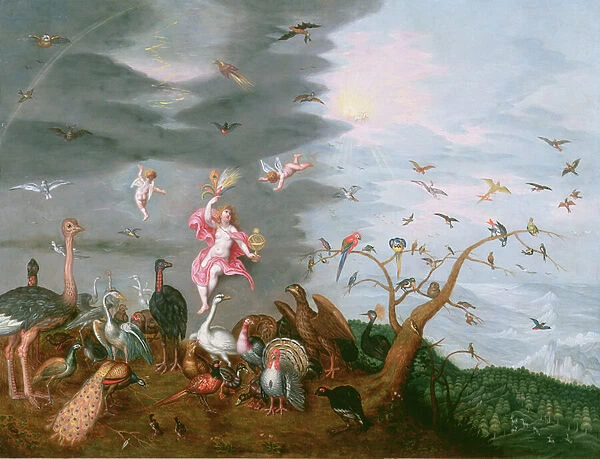 An Allegory of Air (oil on copper)