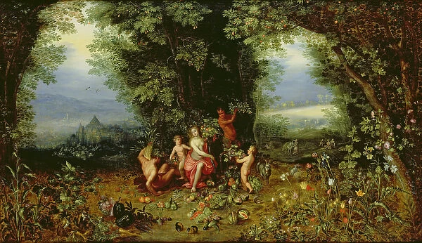 Allegory of the Earth (oil on panel)