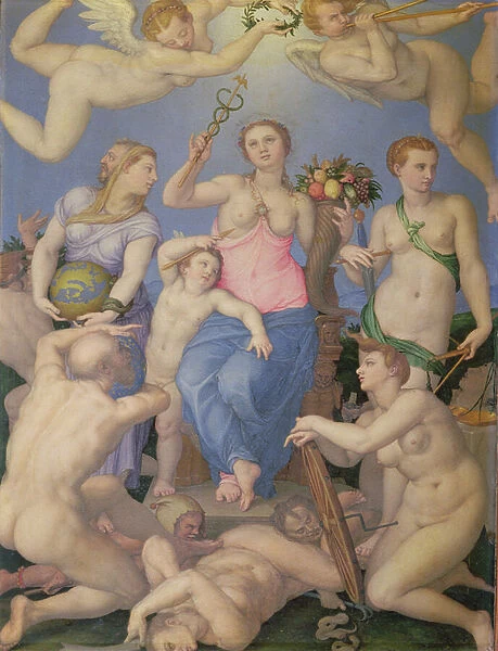 Allegory of Happiness, c. 1567 (oil on copper)