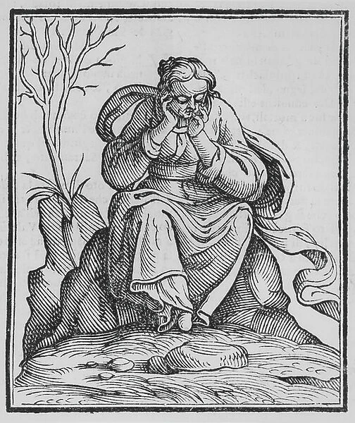 Allegory of Melancholy, 1618 (woodcut)