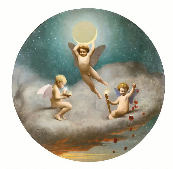Allegory of Night, 1859 (oil on canvas)