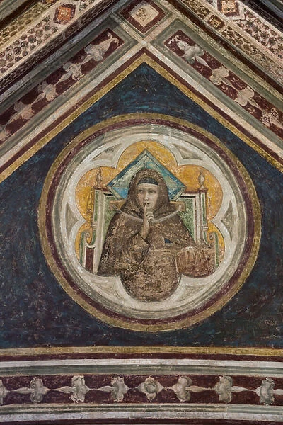 Allegory of Obedience, the Bardi Chapel, vault, 1320-25
