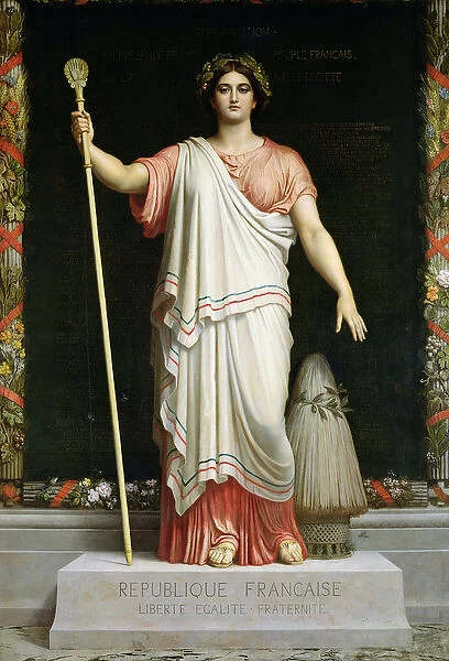 Allegory of the Republic, 1848 (oil on canvas)
