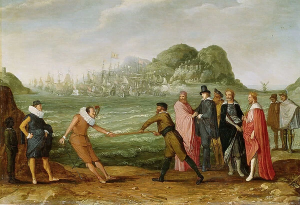 Allegory of the Victory of the Dutch over the Spanish Fleet at Gibraltar on 25 April 1607