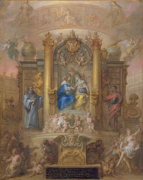 Alliance of France and Spain, Allegory of the Peace of the Pyrenees in 1659 (oil