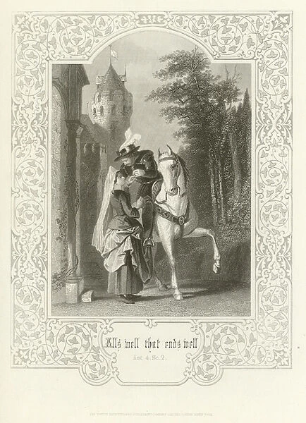 Alls Well That Ends Well, Act IV, scene ii (engraving)