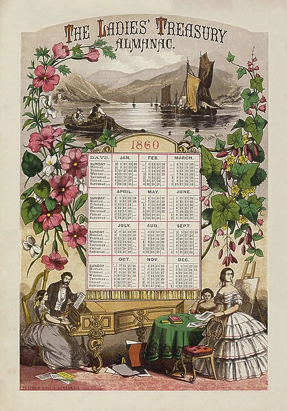 Almanac for 1860 (engraving)