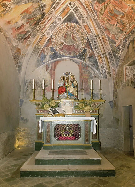 The altar of the Alamandi Chapel, 1475-80 (fresco)