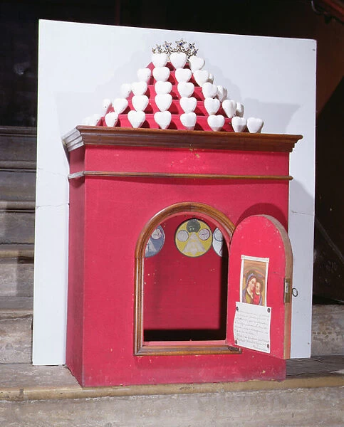 Altar tabernacle for black magic used by Julie Thibault, maid of J. K. Huysmans (1848-1907)