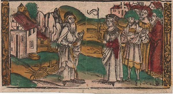 Altvater - Leben, 1502 (hand-coloured print)