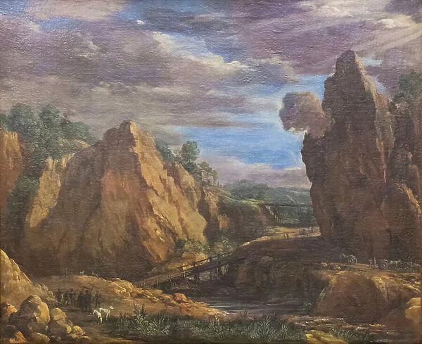 The Alum Mines in Tolfa, c. 1630 (oil on canvas)