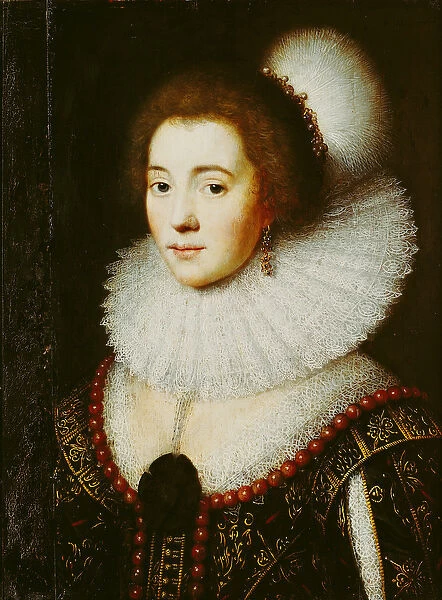 Amalia van Solms (1602-75) (oil on canvas)