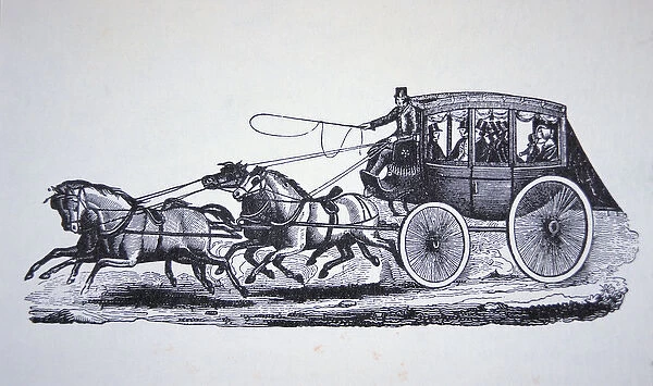 American Concord Stagecoach, made by Abbot-Downing Co. of Concord, New Hampshire