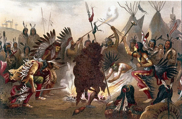 American Indian Ritual (Southern Dakota Plains Indians): Sioux War Dance