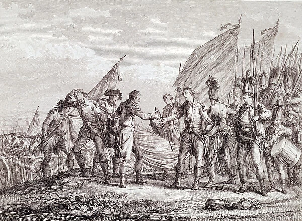American Revolutionary War: surrender of General Burgoyne in Saratoga
