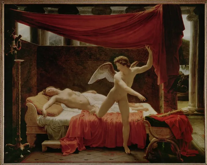 Framed Print : Amor and Psyche Framed Print : Amor and Psyche