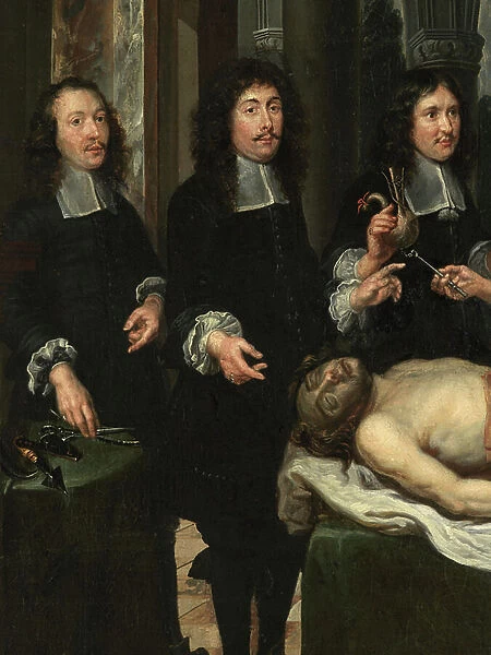 Detail of Anatomy Lesson (oil on canvas)