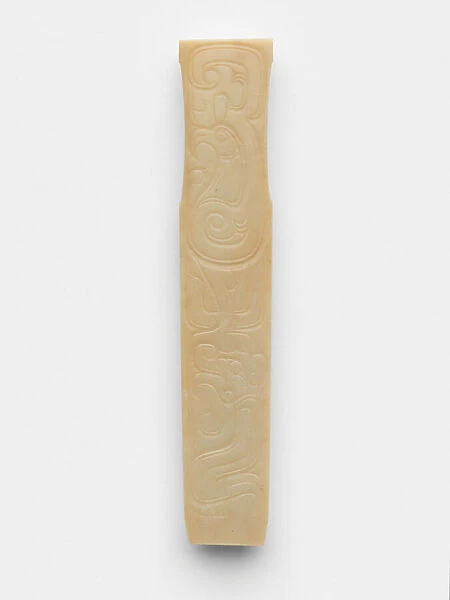 Ancestor tablet, 11th century BC (jade, nephrite)