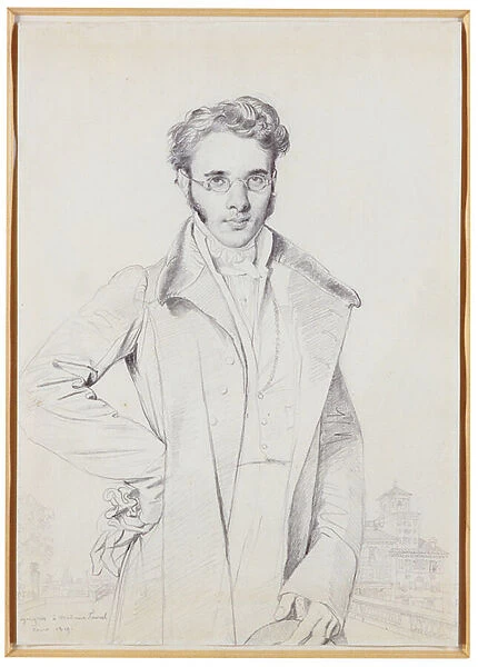 Andre-Benoit Barreau, dit Taurel, 1819 (graphite on paper)