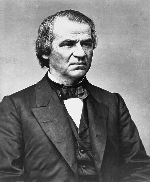 Andrew Johnson, c. 1855-65 (b  /  w photo)
