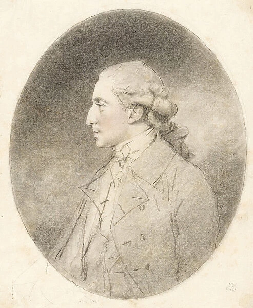 Andrew Robinson Stoney-Bowes, 1781 (red & black chalks on paper)