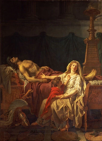 Andromache mourning Hector, 1783