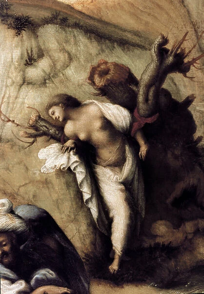 Andromede delivered by Persee, detail (1510, oil on canvas)
