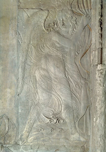 An Angel, c. 1450-55 (marble)