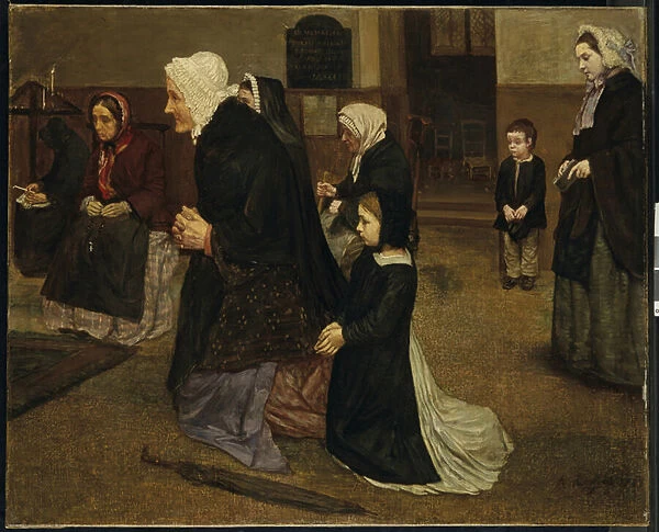 The Angelus, 1859 (oil on canvas)