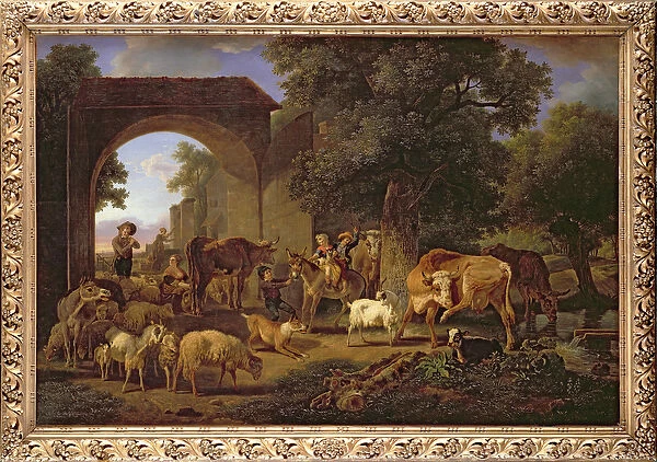 Animals entering the Farmyard