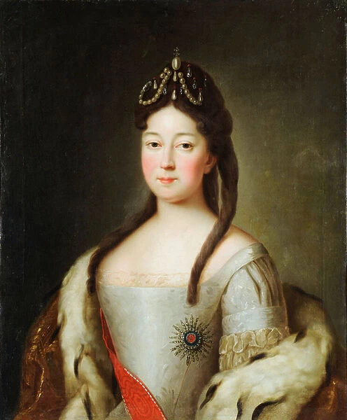 Anna Petrovna de Russie - Portrait of the Tsarevna Anna Petrovna of Russia (1708-1728)