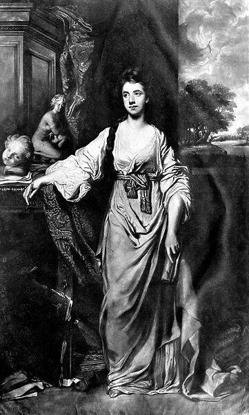 Anne Hussey Stanhope (nee Delaval, later Morris), Lady Stanhope, engraved by James Watson (mezzotint)