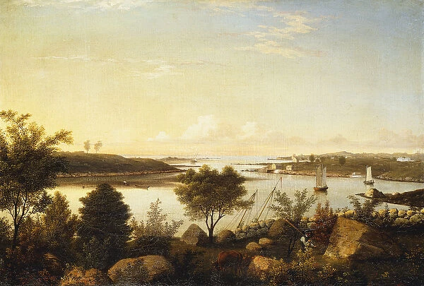 The Annisquam River Looking Toward Ipswich Bay, 1848 (oil on canvas)