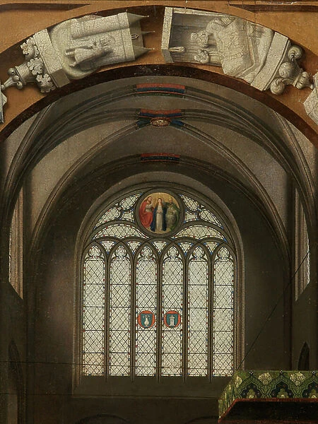 Detail of the Annunciation, 1452 (oil on panel)