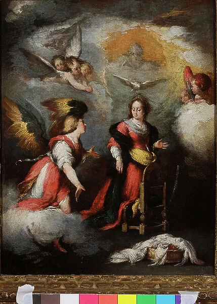 Annunciation, 17th century (oil on canvas)