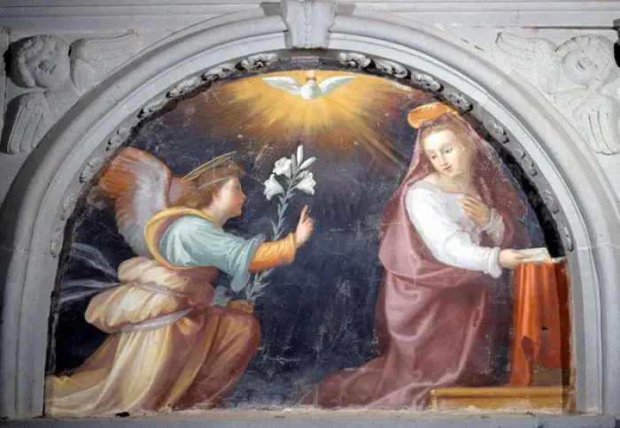 Framed Print : The Annunciation Framed Print : The Annunciation