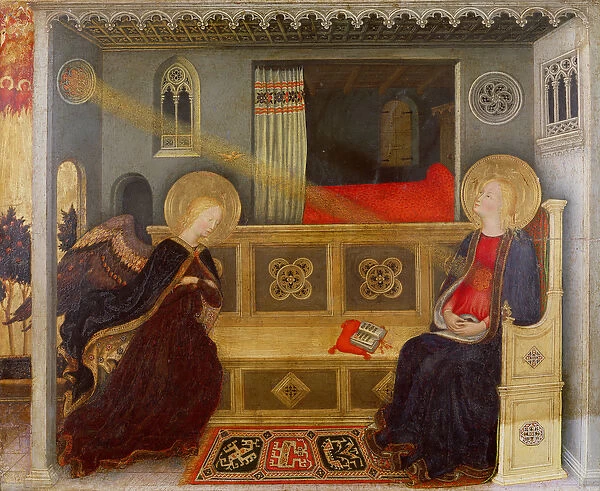 The Annunciation, c. 1419 (tempera on panel)