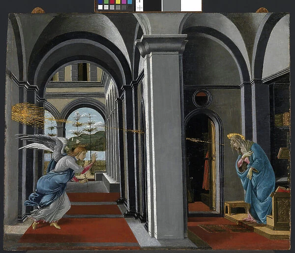 The Annunciation, c. 1490 (tempera on panel)