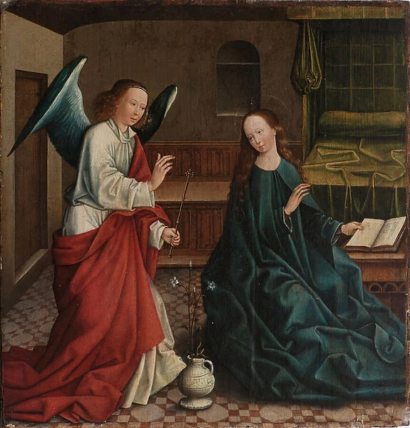 The Annunciation (oil on panel)
