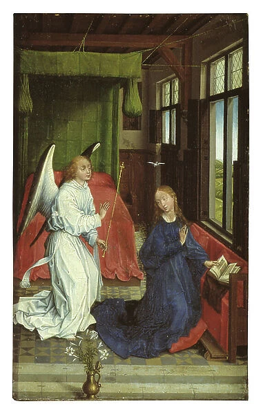 Annunciation (oil on panel)