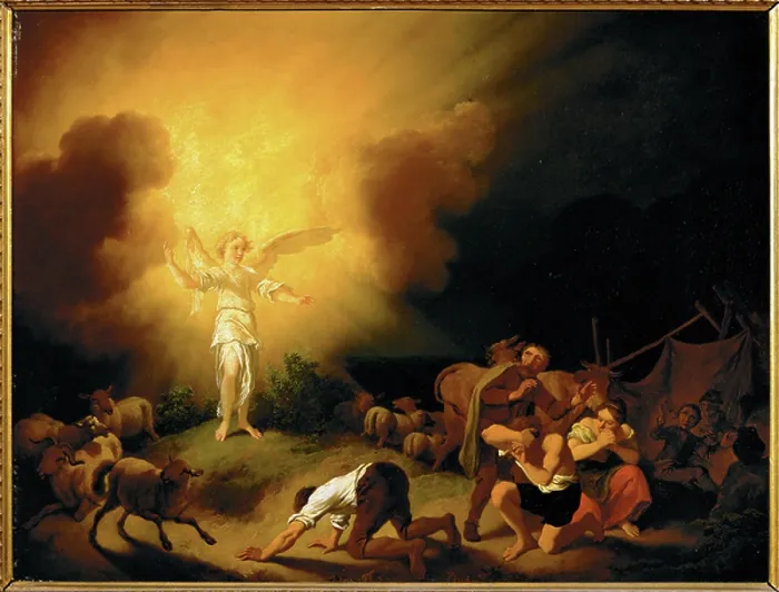 Framed Print : Annunciation to the shepherds