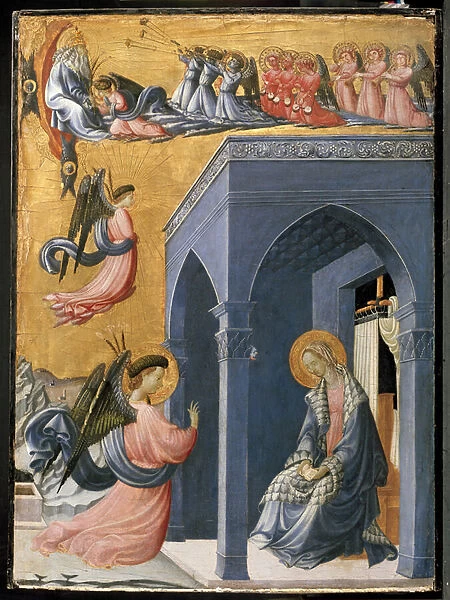 The Annunciation (tempera & gilding on panel)
