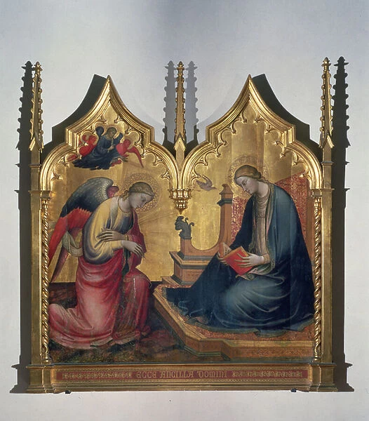 Annunciation (tempera on panel)