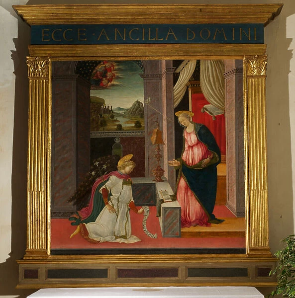 The Annunciation (tempera on wood)