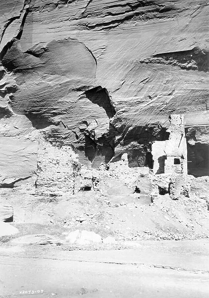 Antelope Ruin, Canon del Muerto, Arizona, c. 1907 (b  /  w photo) (see also 129711)