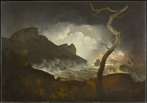 Antigonus in the Storm (Act III, scene iii, from Shakespeares 'The Winters Tale'), 1790-92 (oil on canvas)