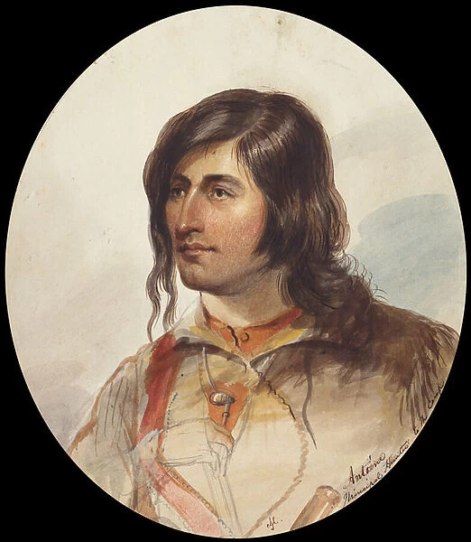 Antoine, Principal Hunter, c. 1837 (w  /  c on paper)