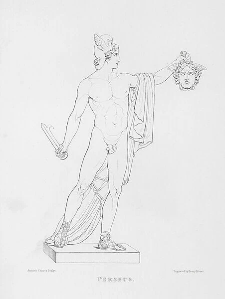 Antonio Canova: Perseus (engraving)