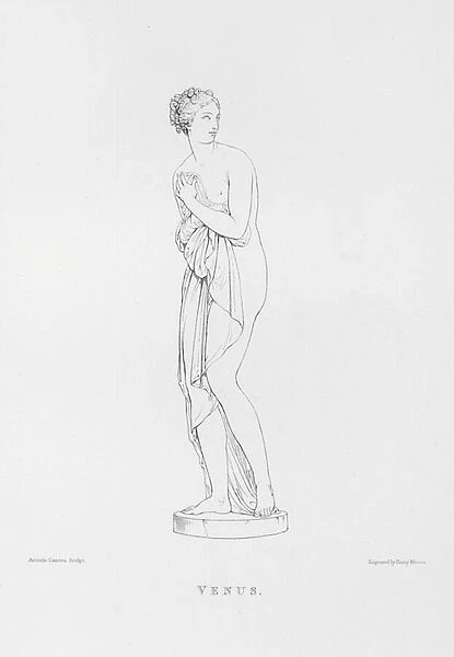 Antonio Canova: Venus (engraving)