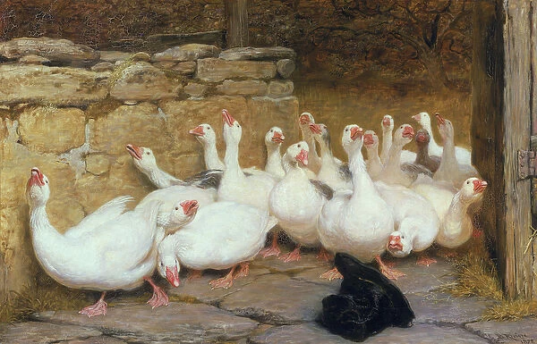 An Anxious Moment, 1878 (oil on canvas)